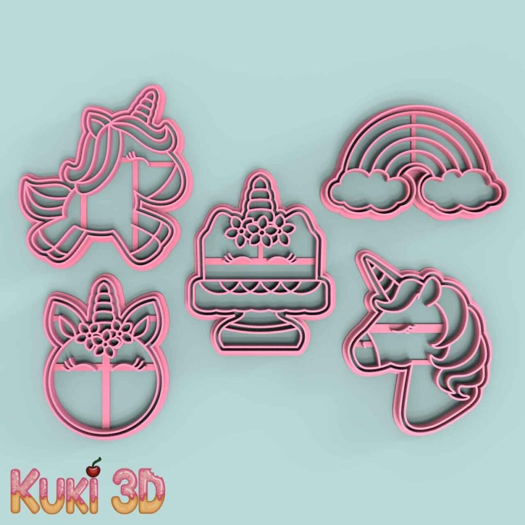 Set Unicornios 9cm