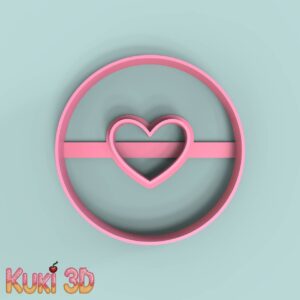 Círculo Corazón 8cm