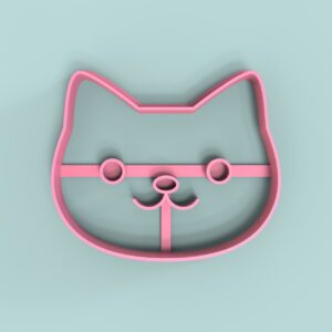 Gatito Feliz Carita 8cm