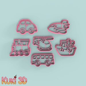 Set Medios de Transportes 9cm