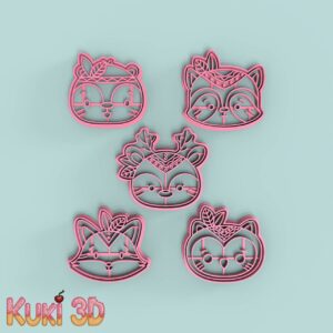 Set Animalitos Tribales 8cm