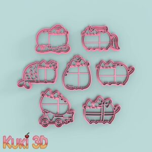Set Pusheen (x7) 9cm