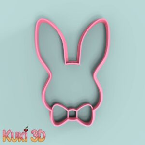 Conejo con moño 5cm