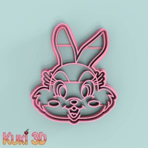 Coneja Feliz Cara 9cm