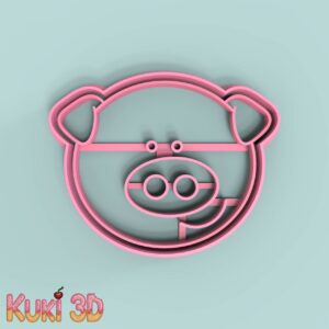 Cerdito de la Granja Cara 8cm