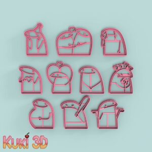 Set Memes Florks
7 a 9 cm