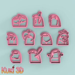 Set Memes Florks 5cm