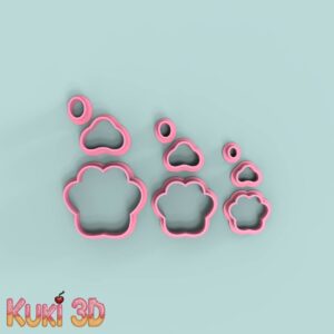 Set Huellas 2 a 4cm