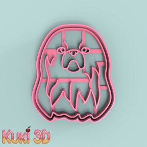 Shih Tzu Pelo Largo 8cm