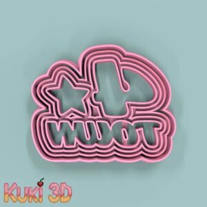 Logo 4 Towm Red 8cm
