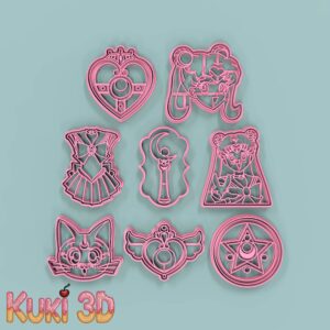 Set Sailor Moon 8cm