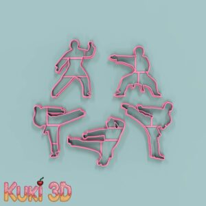 Set Tawkwondo x 5
10cm