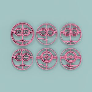 Set Minions Caritas 8cm