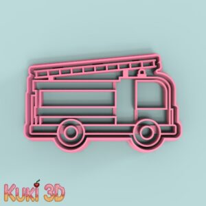 Camión Bomberos 9cm