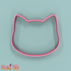 Cara Gato Silueta 8cm
