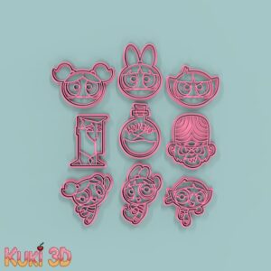Set Chicas Superpoderosas 8.5cm