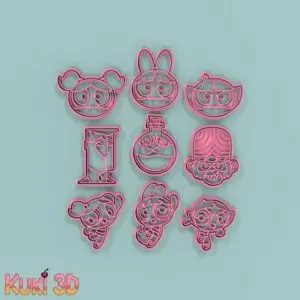 Set Chicas Superpoderosas 8.5cm