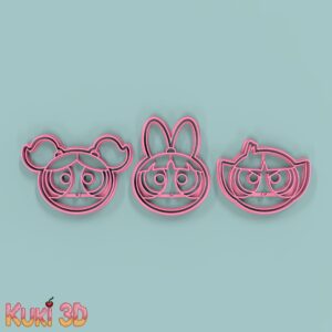 Chicas Superpoderosas Caritas 9cm