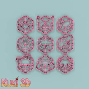 Set Sanrio Flores 8.5cm