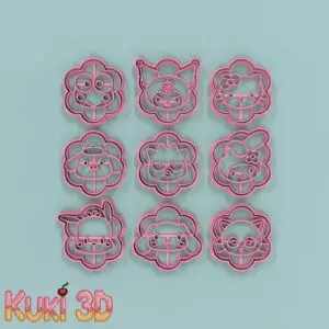 Set Sanrio Flores 8.5cm