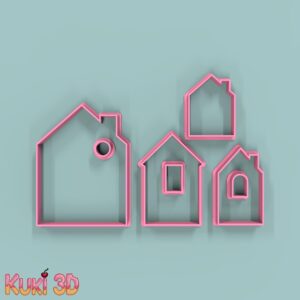 Set Casitas 3 a 8cm