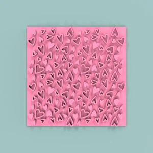 Texturizador Corazones 2 10x10cm