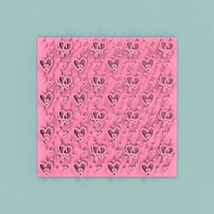 Texturizador Corazones 3 10x10cm
