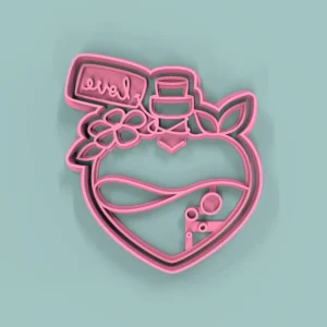 Frasco Corazón Love 8.5cm