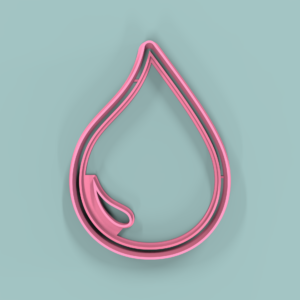 Gota de Agua Brillo 9cm