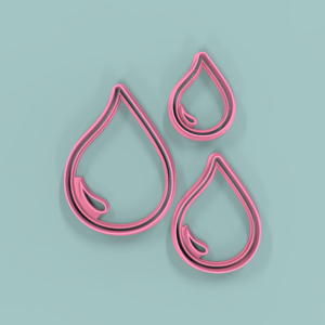 Set Gotas de Agua Brillo