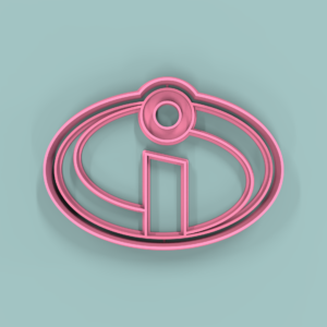 Logo Los Increíbles 8.5cm