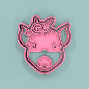 Cerdito  Flores 10cm