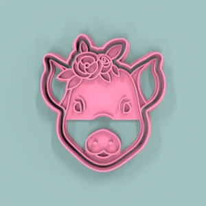 Cerdito  Flores 10cm