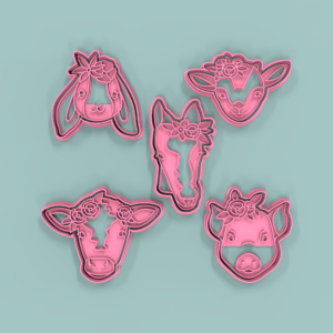 Animalitos Flores 10cm