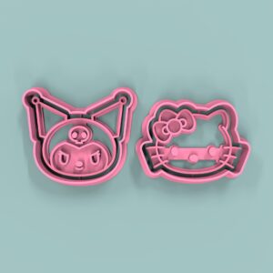 Set Kuromi y Kitty Caritas 5cm
