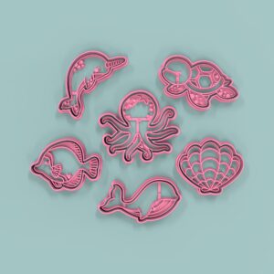 Animalitos de Mar Corazón ❤ I 10cm