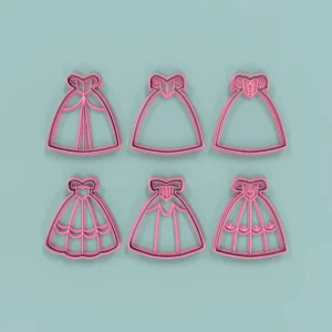 Set Vestidos Princesas 9cm