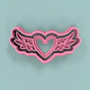 Corazón Alas 7cm