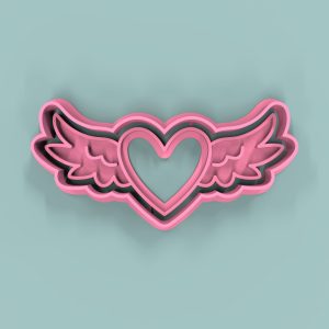 Corazón Alas 8cm