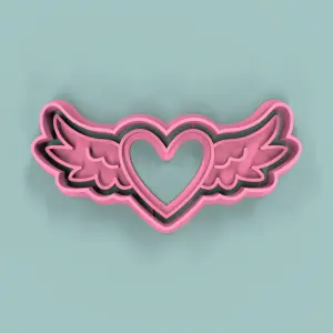 Corazón Alas 8cm