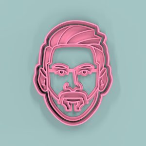 Leo Messi Cara 9cm
