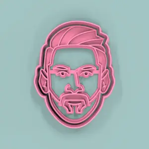 Leo Messi Cara 9cm