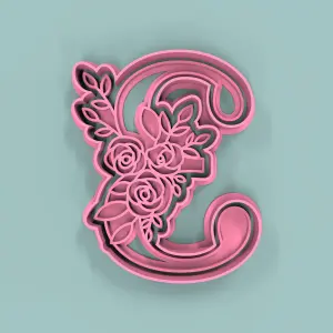 Número 3  Flores 9cm