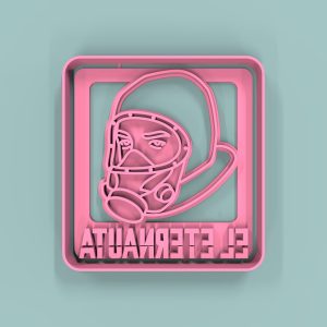 El Eternauta  Logo 8cm