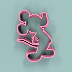 Mickey Silueta Parado 4cm