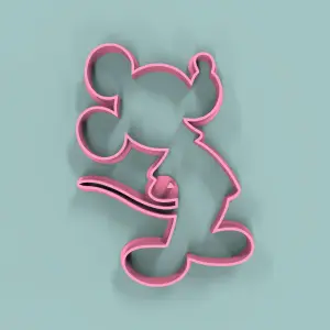 Mickey Silueta Parado 9cm
