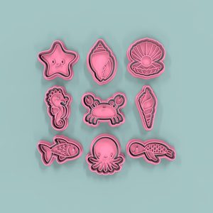 Set animalitos de Mar 4cm