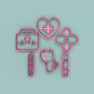 Set Instrumentos Médicos 9cm