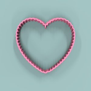 Corazón Ondulado 6cm