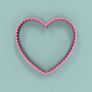Corazón Ondulado 10cm